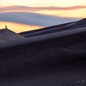Sunset On Sand - Great Sand Dunes National Park, Colorado