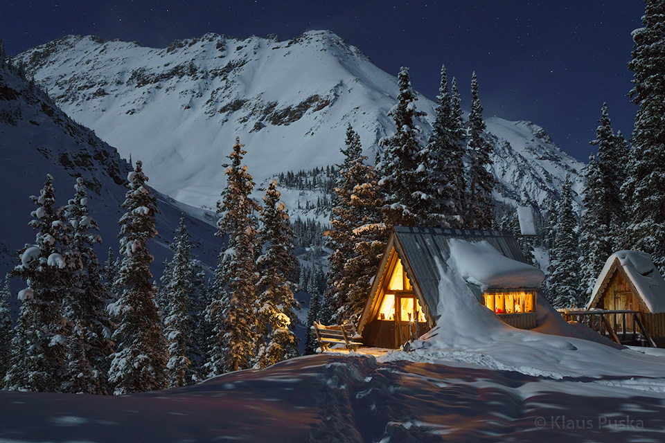 Radiant Winter Night - Colorado - Nature Windows Photography