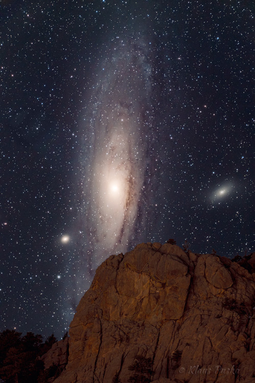 Andromeda Setting - Astrophoto