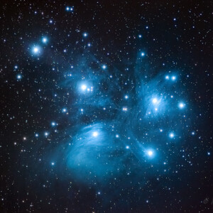 Pleiades Angel - Astrophoto
