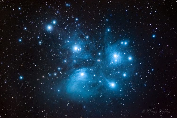 Pleiades Angel - Astrophoto